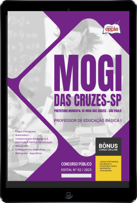 Apostila Prefeitura de Mogi das Cruzes - SP em PDF - Professor de Educação Básica I