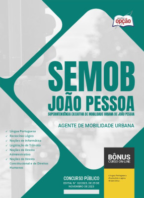 Apostila SEMOB João Pessoa - Agente de Mobilidade Urbana