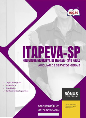 Apostila Prefeitura de Itapeva - SP - Auxiliar de Serviços Gerais