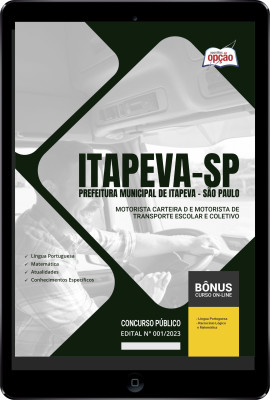 Apostila Prefeitura de Itapeva - SP em PDF  - Motorista D, Transporte Escolar e Coletivo