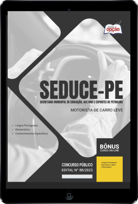 Apostila SEDUCE-PE em PDF - Motorista de Carro Leve