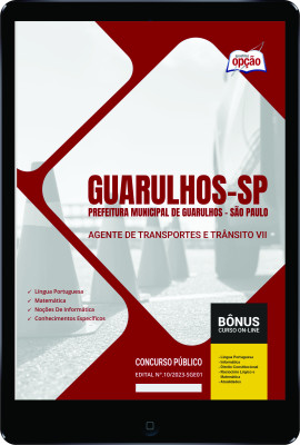 Apostila Prefeitura de Guarulhos - SP em PDF - Agente de Transportes e Trânsito VII