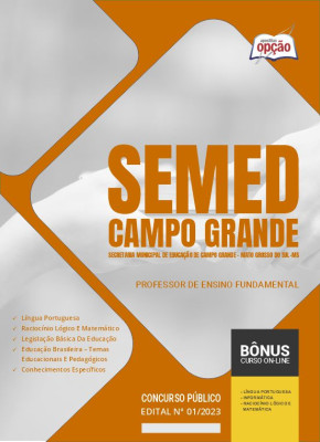Apostila SEMED Campo Grande - MS - Professor de Ensino Fundamental