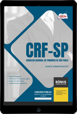 Apostila CRF-SP em PDF - Agente Administrativo