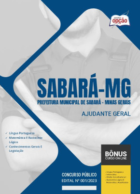 Apostila Prefeitura de Sabará - MG - Ajudante Geral