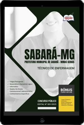 Apostila Prefeitura de Sabará - MG em PDF - Técnico de Enfermagem