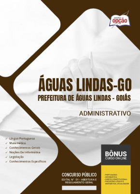 Apostila Prefeitura de Águas Lindas - GO - Administrativo