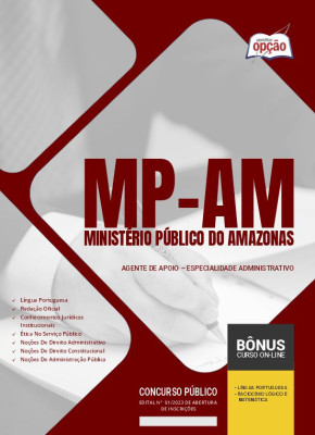 Apostila MP-AM - Agente de Apoio - Especialidade Administrativo