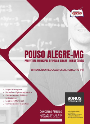 Apostila Prefeitura de Pouso Alegre - MG - Orientador Educacional (Quadro VII)