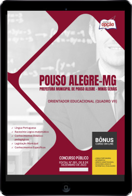 Apostila Prefeitura de Pouso Alegre - MG em PDF - Orientador Educacional (Quadro VII)