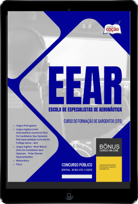 Apostila EEAR em PDF - Curso de Formação de Sargentos (CFS)