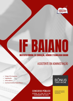 Apostila IF Baiano - Assistente em Administração