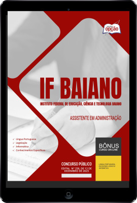 Apostila IF Baiano em PDF - Assistente em Administração