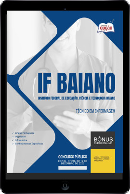Apostila IF Baiano em PDF - Técnico em Enfermagem