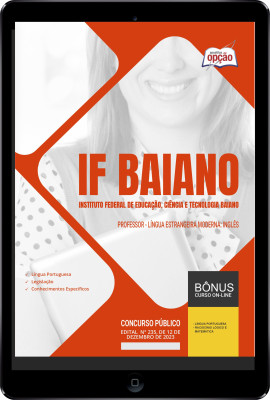 Apostila IF Baiano em PDF - Professor - Língua Estrangeira Moderna: Inglês