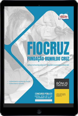 Apostila Fiocruz em PDF - Gestão de Políticas Públicas em Saúde - Tecnologista em Saúde Pública (Unidade: ENSP)