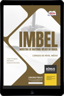 Apostila IMBEL em PDF - Cargos de Nível Médio 2024