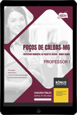 Apostila Prefeitura de Poços de Caldas - MG 2024 em PDF Professor I