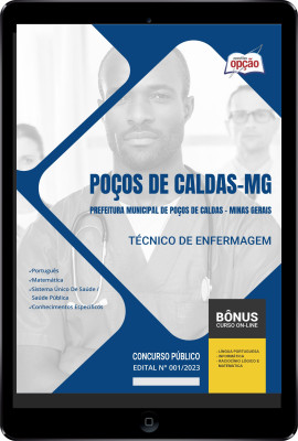 Apostila Prefeitura de Poços de Caldas - MG em PDF Técnico De Enfermagem 2024 