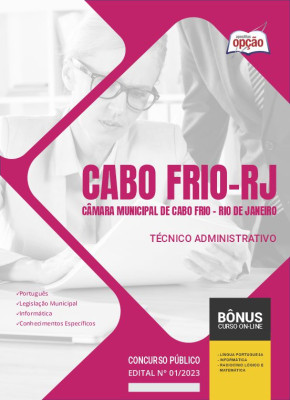 Apostila Câmara de Cabo Frio - RJ 2024 Técnico Administrativo