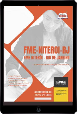 Apostila FME-RJ em PDF - Agente de Administração Educacional 2024
