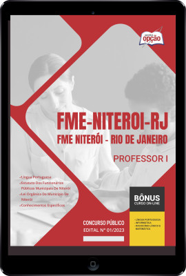 Apostila FME - RJ em PDF - Professor I 2024 
