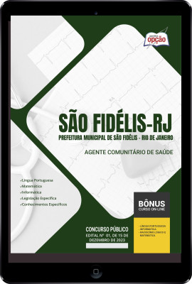 Apostila Prefeitura de São Fidelis - RJ em PDF - Agente Comunitário de Saúde 2024