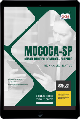 Apostila Câmara de Mococa - SP em PDF - Técnico Legislativo 2024