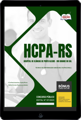 Apostila HCPA - RS em PDF Técnico de Enfermagem (Medicina Ocupacional) 2024