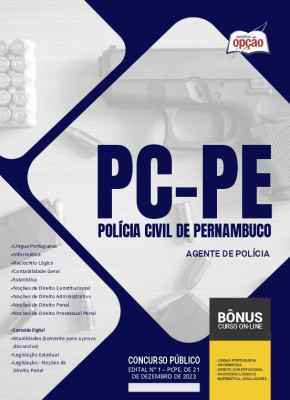 Apostila PC-PE 2024 - Agente de Polícia