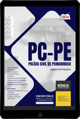 Apostila PC-PE em PDF - Agente de Polícia 2024 