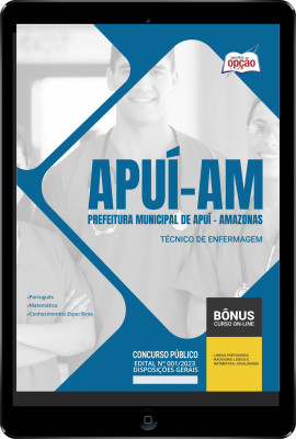 Apostila Prefeitura de Apuí - AM em PDF Técnico de Enfermagem 2024