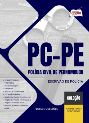 Caderno de Questões PC-PE - Escrivão de Polícia - 500 Questões Gabaritadas