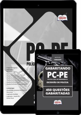 Combo Digital CBM-PE  PC-PE - Escrivão de Polícia