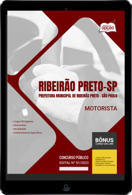 Apostila Prefeitura de Ribeirão Preto - SP em PDF Motorista 2024