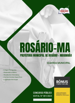 Apostila Prefeitura de Rosário - MA 2024 - Guarda Municipal