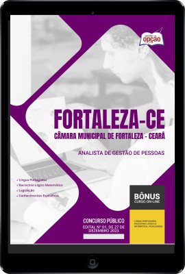Apostila Câmara de Fortaleza - CE em PDF - Analista de Gestão de Pessoas 2024