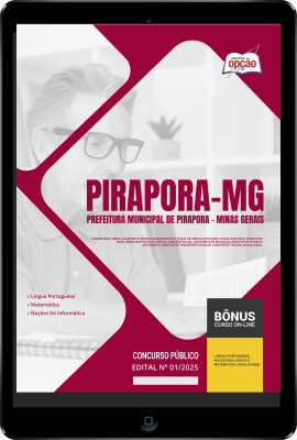 Apostila Prefeitura de Pirapora - MG em PDF Comum Nível Médio 2024