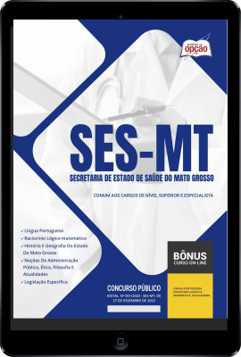 Apostila SES-MT em PDF - Comum aos cargos de nível Superior e Especialista 