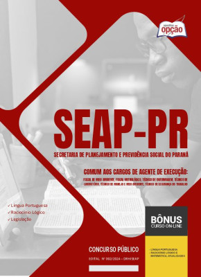 Apostila SEAP - PR  - Comum aos cargos de Agente de Execução