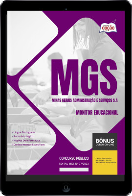 Apostila MGS-MG em PDF - Monitor Educacional 2024