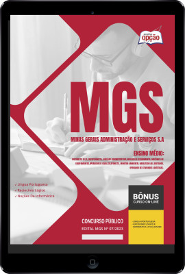 Apostila MGS-MG em PDF - Ensino Médio 2024