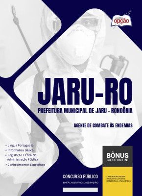Apostila Prefeitura de Jaru - RO 2024 - Agente de Combate às Endemias 