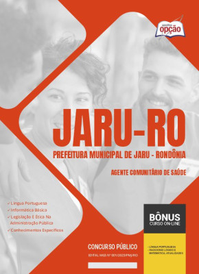 Apostila Prefeitura de Jaru - RO 2024 - Agente Comunitário de Saúde