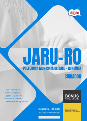 Apostila Prefeitura de Jaru - RO 2024 - Cuidador