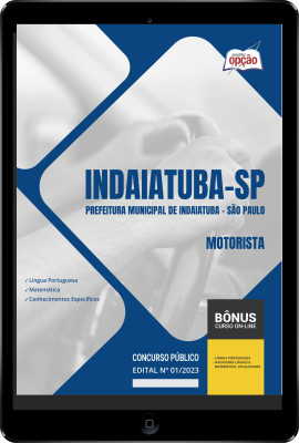 Apostila Prefeitura de Indaiatuba - SP em PDF Motorista 