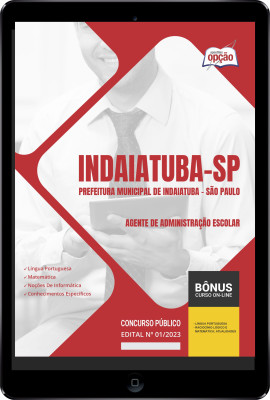 Apostila Prefeitura de Indaiatuba - SP emPDF Agente de Administração Escolar 