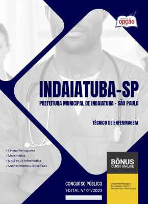 Apostila Prefeitura de Indaiatuba - SP 2024 Técnico de Enfermagem