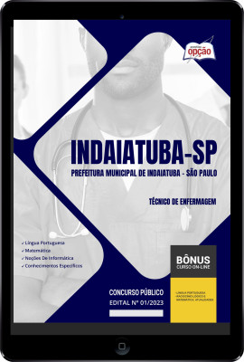 Apostila Prefeitura de Indaiatuba - SP em PDF Técnico de Enfermagem 2024
