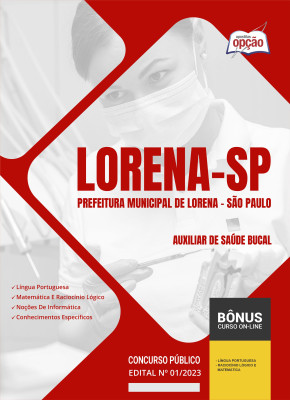 Apostila Prefeitura de Lorena - SP 2024 - Auxiliar de Saúde Bucal